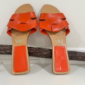 Zara Women's Bold Orange Sandals